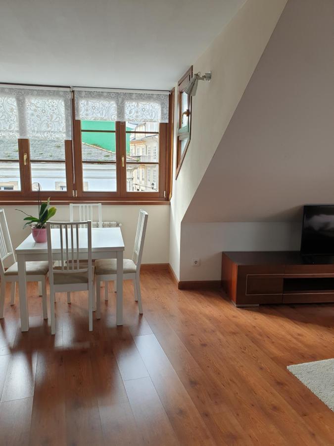 Atico Cine Colon Apartment Ribadeo Exterior photo
