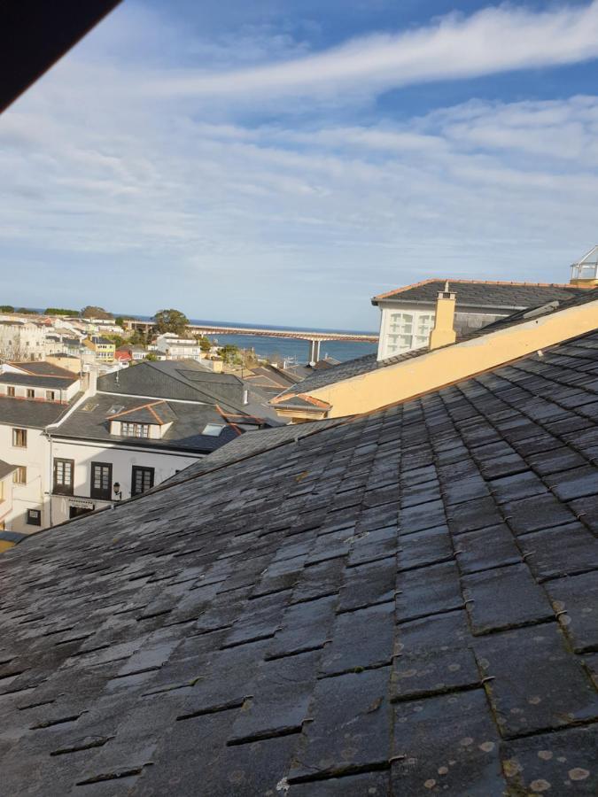 Atico Cine Colon Apartment Ribadeo Exterior photo